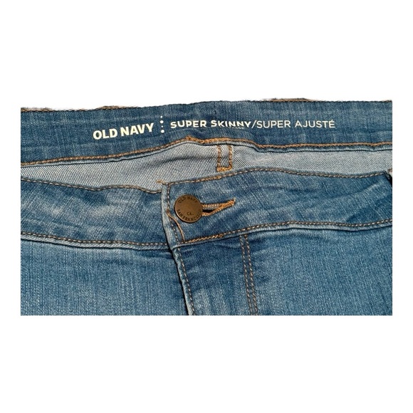 Old Navy Super Skinny Fit High Waist Jeans - Size 24 Plus Long - Picture 7 of 9